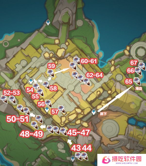 原神枯叶紫英收集全攻略 85个枯叶紫英位置在哪里[多图]图片3