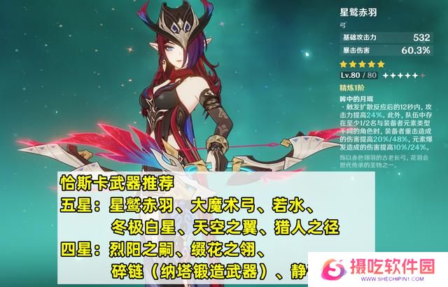 原神恰斯卡培养攻略 恰斯卡圣遗物/武器/配队教程[多图]图片5