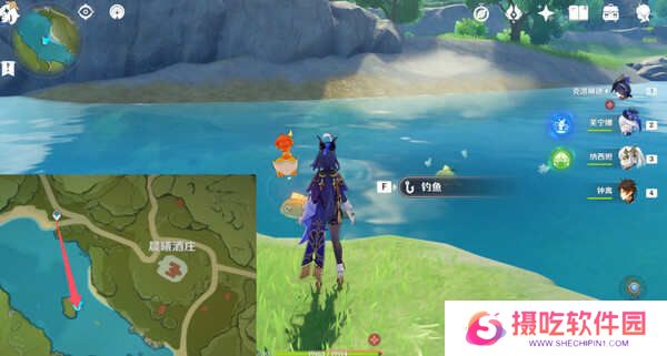 原神蒙德钓鱼位置分布情况 蒙德钓鱼八处分布情况攻略[多图]图片13