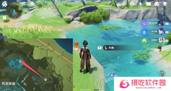 原神蒙德钓鱼位置分布情况 蒙德钓鱼八处分布情况攻略[多图]图片17