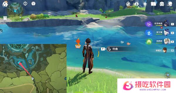 原神蒙德钓鱼位置分布情况 蒙德钓鱼八处分布情况攻略[多图]图片15