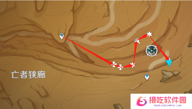 原神5.0沙脂蛹采集路线攻略 沙脂蛹在哪里采集更快[多图]图片3