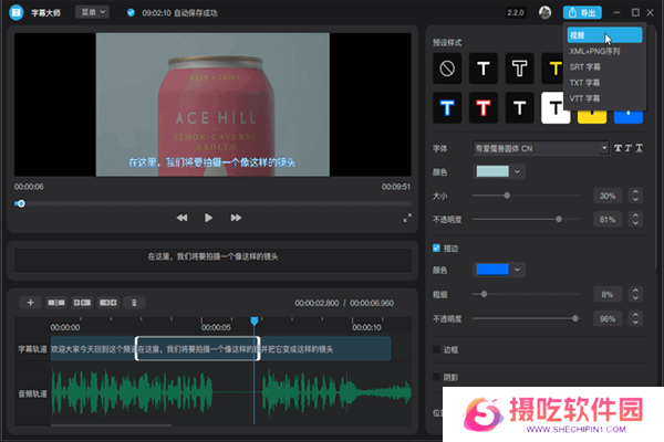 字幕大师优化版
