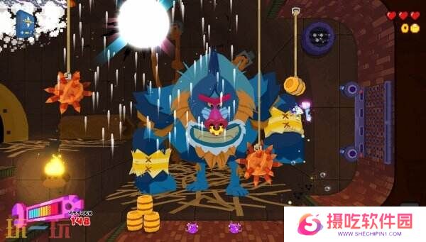 横向卷轴动作游戏《Seafrog》将于4月15日推出