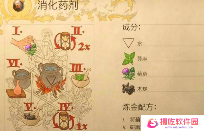 《天国：拯救2》消化药剂制作流程介绍