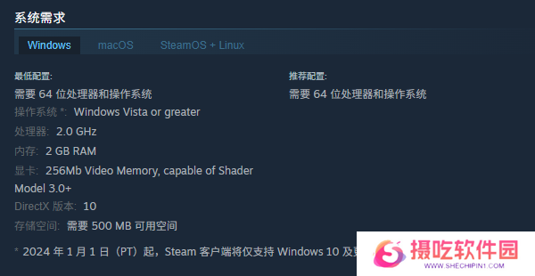 《Neverway》游戏配置要求介绍